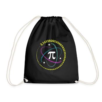Pi jour 3.14 Funny Math Lover Bonne journée Pi - Sac de sport léger - noir - Devant