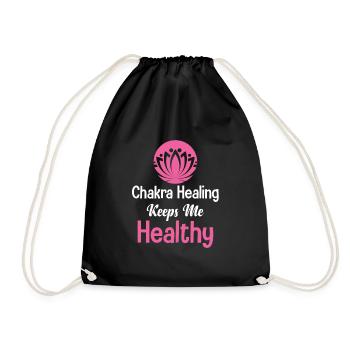 Le Reiki est ma guérison par le chakra de la confiture, bouddhiste - Sac de sport léger - noir - Devant