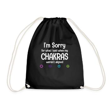 Je suis désolé pour ce que j’ai dit quand mon - Sac de sport léger - noir - Devant