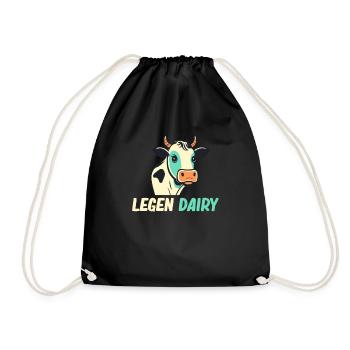 Legend Dairy Farmer Hereford Ranchero - Drawstring Bag - black - Front