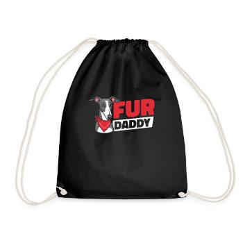 Greyhound Greyhound Dog Dad For Daddy - Drawstring Bag - black - Front