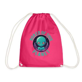 Marre de cette planète. - Sac de sport léger - fuchsia - Devant