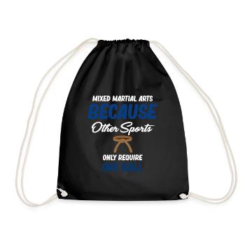 Parce que d’autres sports ne nécessitent qu’un seul ballon. - Sac de sport léger - noir - Devant