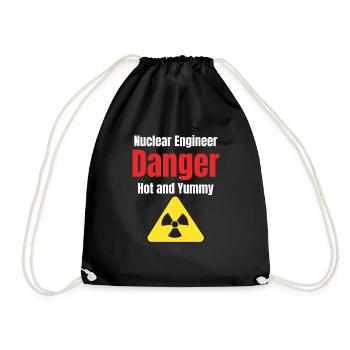 Nuclear Engineer Danger Hot & Yummy Engineer - Turnbeutel - Schwarz - Vorne