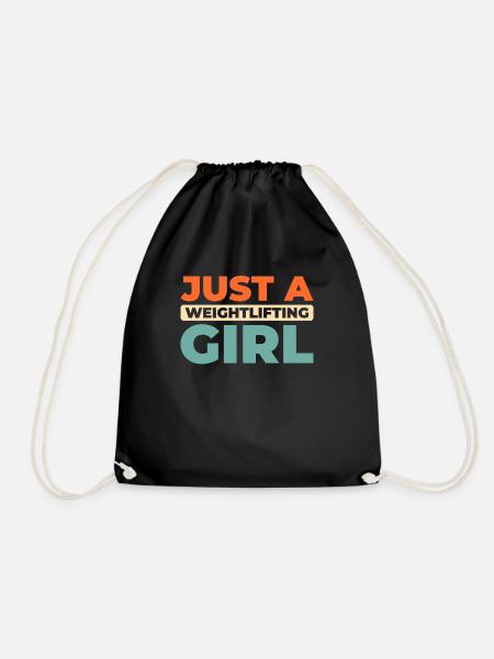 Weightlifting Weightlifting - Drawstring Bag - black