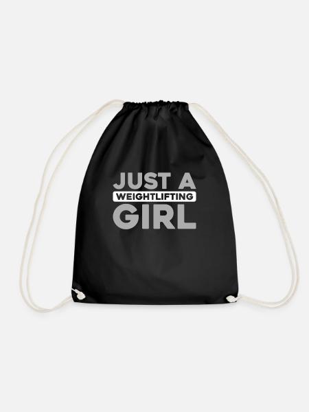Weightlifting Weightlifting - Drawstring Bag - black