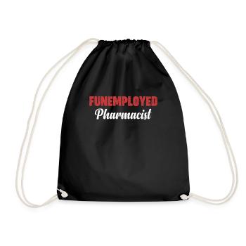 Spaßbeschäftigter Apotheker Apotheker Im - Turnbeutel - Schwarz - Vorne