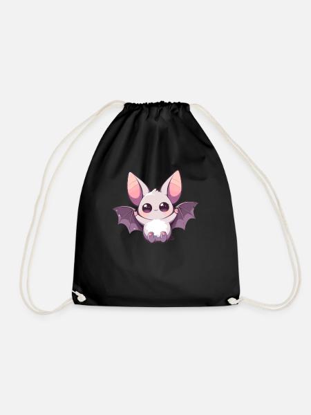 Bat Fledermäuse Fledermaus - Turnbeutel - Schwarz