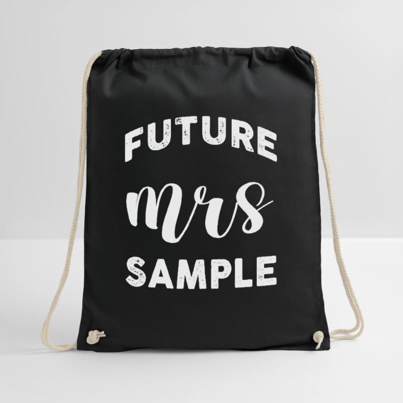 Future Mrs Sample Personalized Customized Turnbeutel