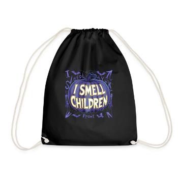Halloween Costume Zombie Pumpkin Blood Spirit Party - Drawstring Bag - black - Front