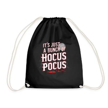 Halloween Costume Zombie Pumpkin Blood Spirit Party - Drawstring Bag - black - Front