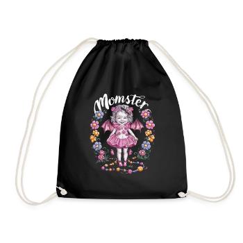 Halloween Costume Zombie Pumpkin Blood Spirit Party - Drawstring Bag - black - Front