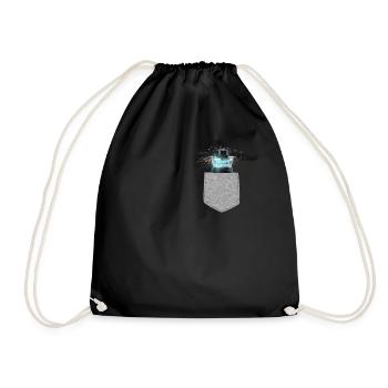 Moustique attiré par le tueur d’insectes électronique - Sac de sport léger - noir - Devant