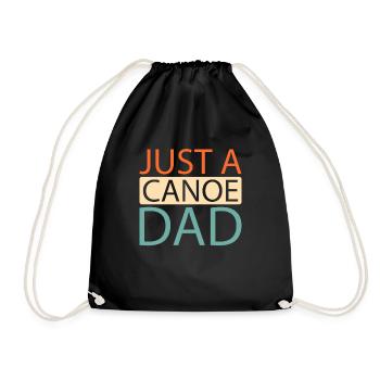 Canoë Canoéiste Juste un papa canoë - Sac de sport léger - noir - Devant