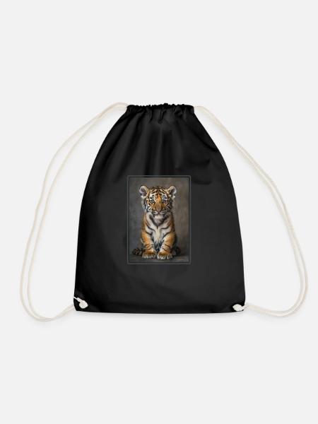 Tiger - Turnbeutel - Schwarz