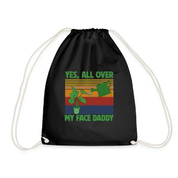 Plant Father Garden Plants Lover Gardener - Drawstring Bag - black - Front