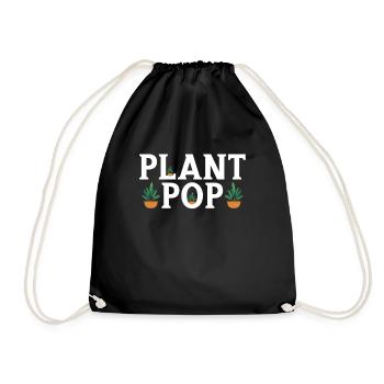 Plant Father Garden Plants Lover Gardener - Drawstring Bag - black - Front