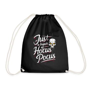 Halloween, Squelette, Effrayant, Effrayant, Horreur, Fête - Sac de sport léger - noir - Devant