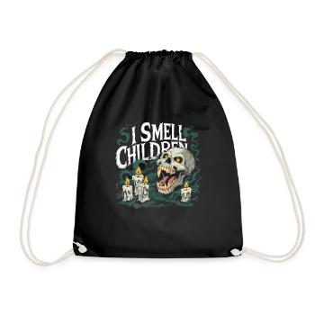 Halloween Squelette Effrayant Effrayant Horreur Fête - Sac de sport léger - noir - Devant