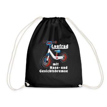 AISDRAISIENNE avec frein avant et frontal - Sac de sport léger - noir - Devant