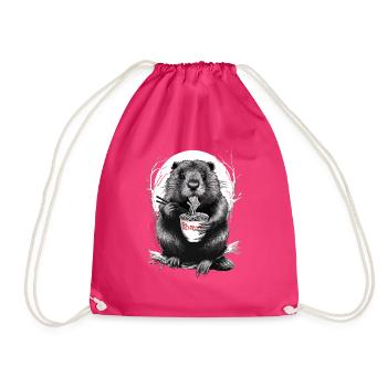 Biber - Turnbeutel - Fuchsia - Vorne