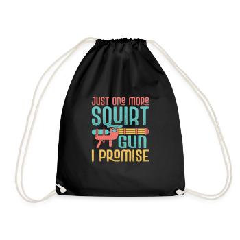 Juste un pistolet à eau de plus, je promets du plaisir de l’eau Squir - Sac de sport léger - noir - Devant