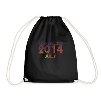 Rétro Anniversaire Juillet 2014 - Ligne Sunset - Sac de sport léger - noir - Devant