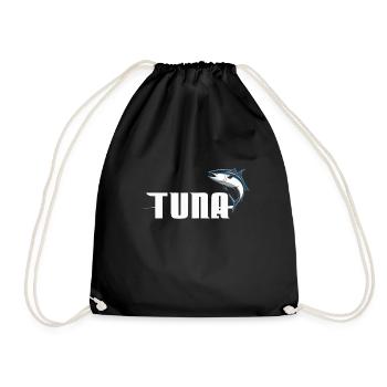 Thunfisch - Turnbeutel - Schwarz - Vorne