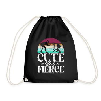 Lutteuse Fille Grappling Lutteuse Femmes - Sac de sport léger - noir - Devant