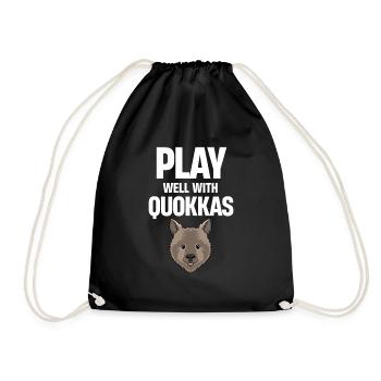 Jouez bien avec Lover Australian de Qoukka - Sac de sport léger - noir - Devant