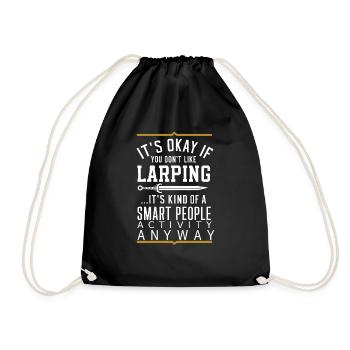 Citation de GN d’activité Smart People - Sac de sport léger - noir - Devant