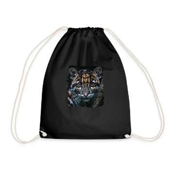 Nebelparder nébelpard néopard nébuleux - Sac de sport léger - noir - Devant