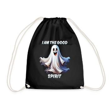 I AM THE GOOD SPIRIT - Drawstring Bag - black - Front