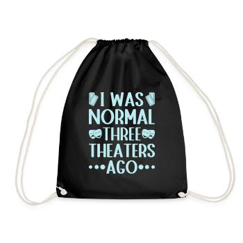 Théâtre musical I était une scénographie normale - Sac de sport léger - noir - Devant