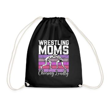 Kawaii Chibi Anime Girl Anime Merch Japanese - Drawstring Bag - black - Front