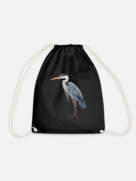 Héron Reiher - Sac de sport léger - noir