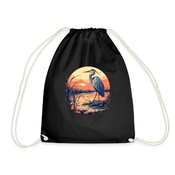 Héron Reiher - Sac de sport léger - noir - Devant