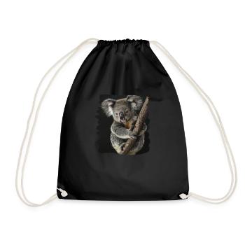 Koalas Koala - Drawstring Bag - black - Front