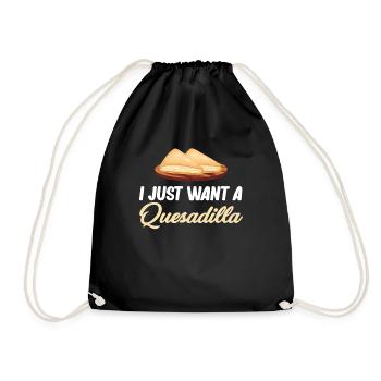 I just want an Argentine - Drawstring Bag - black - Front