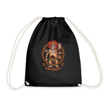 Ah Puch Ancient Mayan Death God Unique Halloween - Drawstring Bag - black - Front