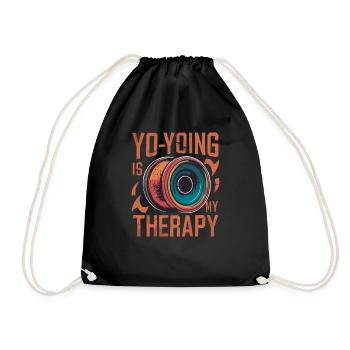 Le yo-yoing est ma thérapie rétro - Sac de sport léger - noir - Devant