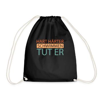 Nageurs nageurs - Sac de sport léger - noir - Devant