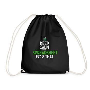 Accounting Secretary of Accountants Accounting - Drawstring Bag - black - Front