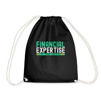 Accounting Secretary of Accountants Accounting - Drawstring Bag - black - Front