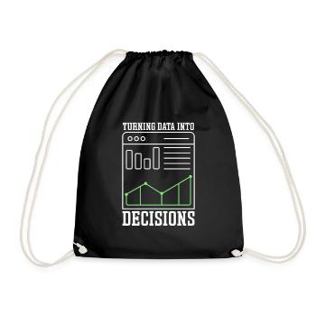 Accounting Secretary of Accountants Accounting - Drawstring Bag - black - Front