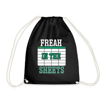 Accounting Secretary of Accountants Accounting - Drawstring Bag - black - Front