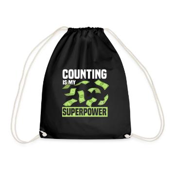 Accounting Secretary of Accountants Accounting - Drawstring Bag - black - Front