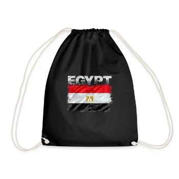 Egypt - Drawstring Bag - black - Front
