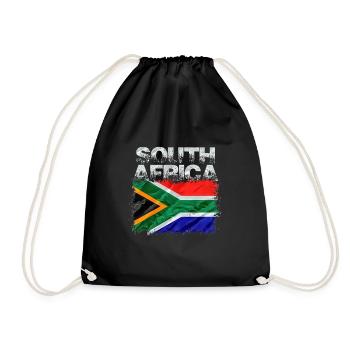 South Africa - Drawstring Bag - black - Front