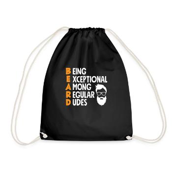 Soins de la barbe Beard Lover Hommes Barbe - Sac de sport léger - noir - Devant